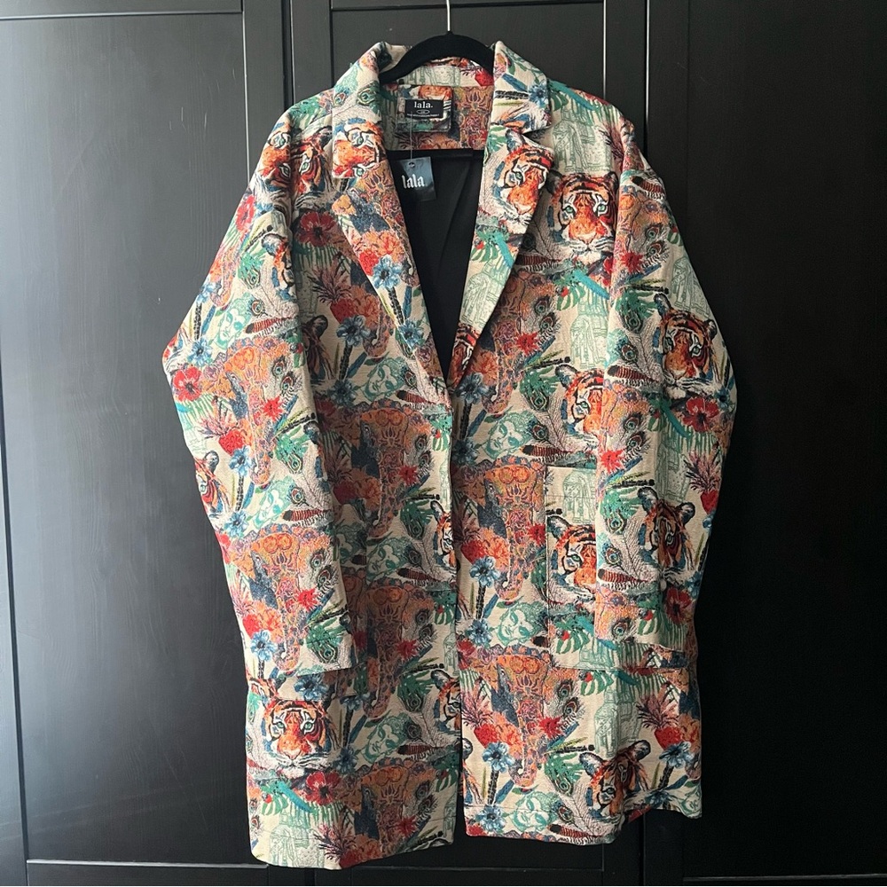 Dressed in Lala Scorpio Coat WILD JACQUARD